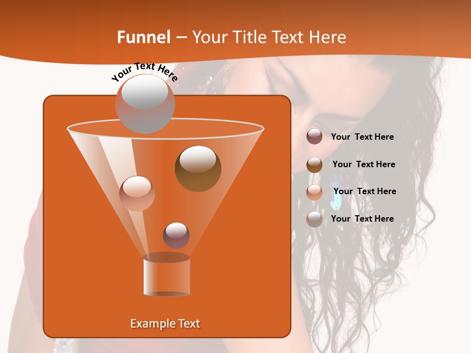 Portrait Young Costume PowerPoint Template