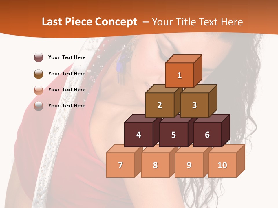 Portrait Young Costume PowerPoint Template