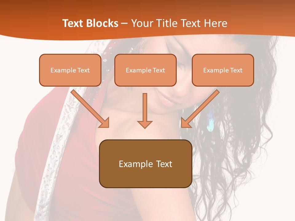 Portrait Young Costume PowerPoint Template
