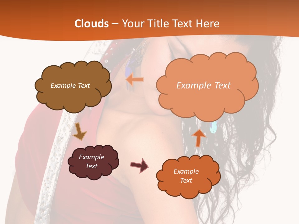 Portrait Young Costume PowerPoint Template