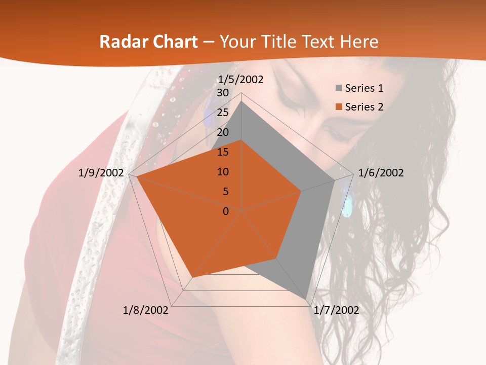 Portrait Young Costume PowerPoint Template