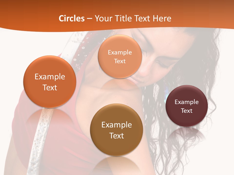 Portrait Young Costume PowerPoint Template