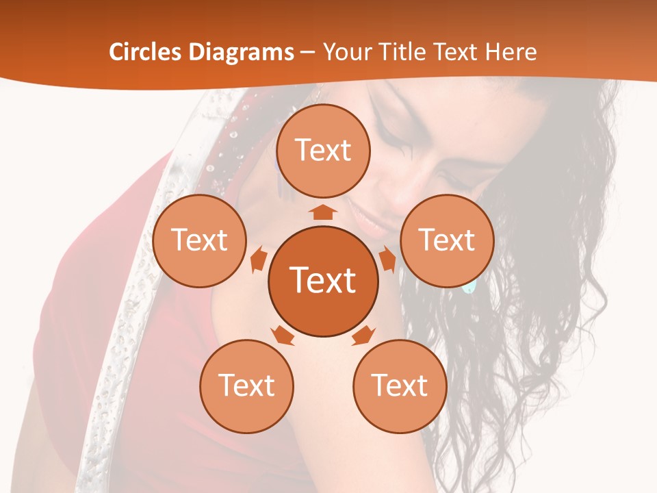 Portrait Young Costume PowerPoint Template