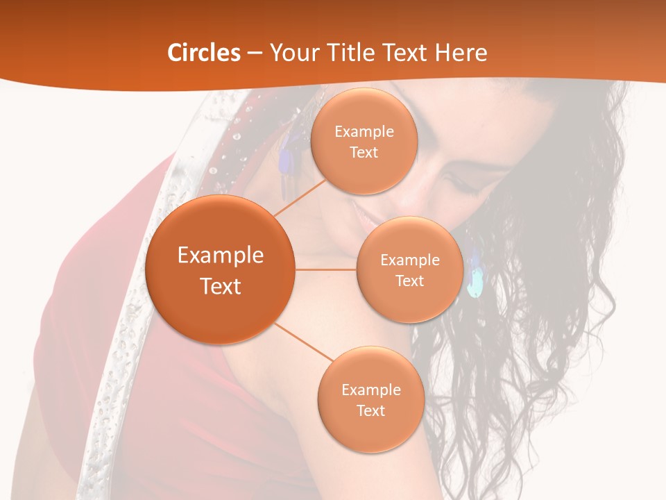 Portrait Young Costume PowerPoint Template