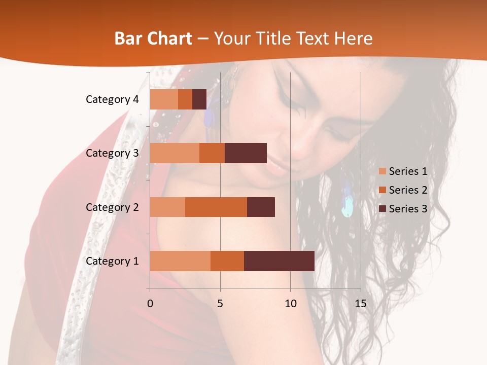 Portrait Young Costume PowerPoint Template