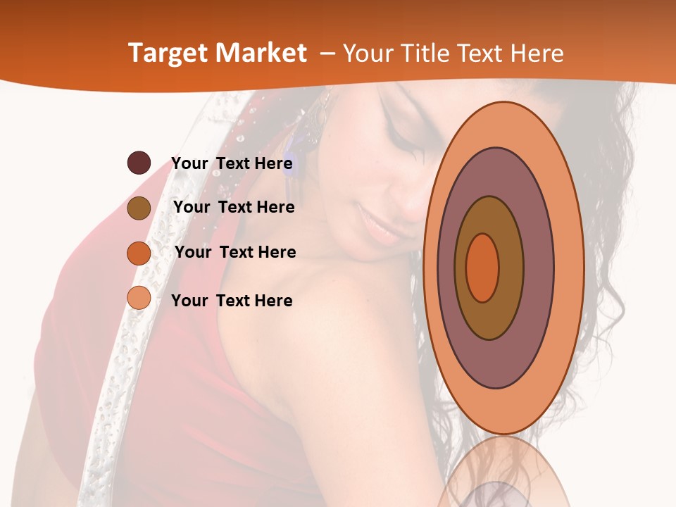 Portrait Young Costume PowerPoint Template