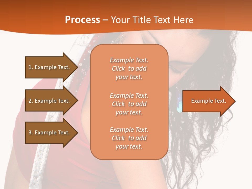 Portrait Young Costume PowerPoint Template