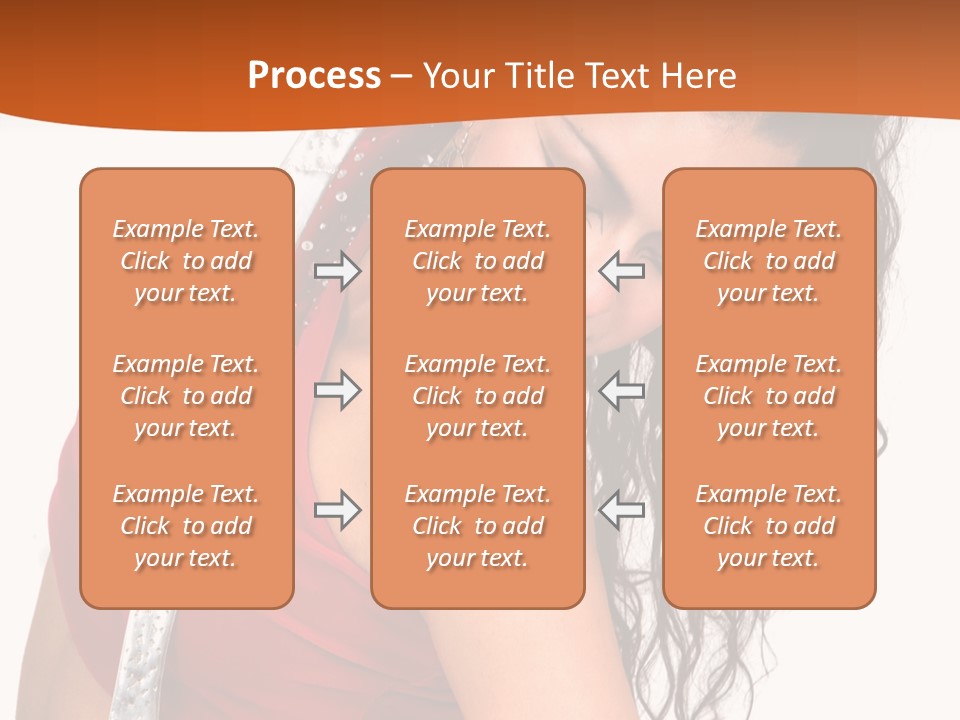 Portrait Young Costume PowerPoint Template