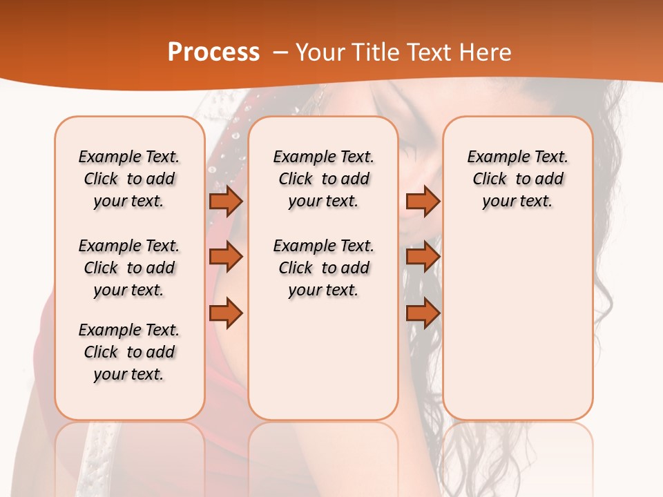 Portrait Young Costume PowerPoint Template