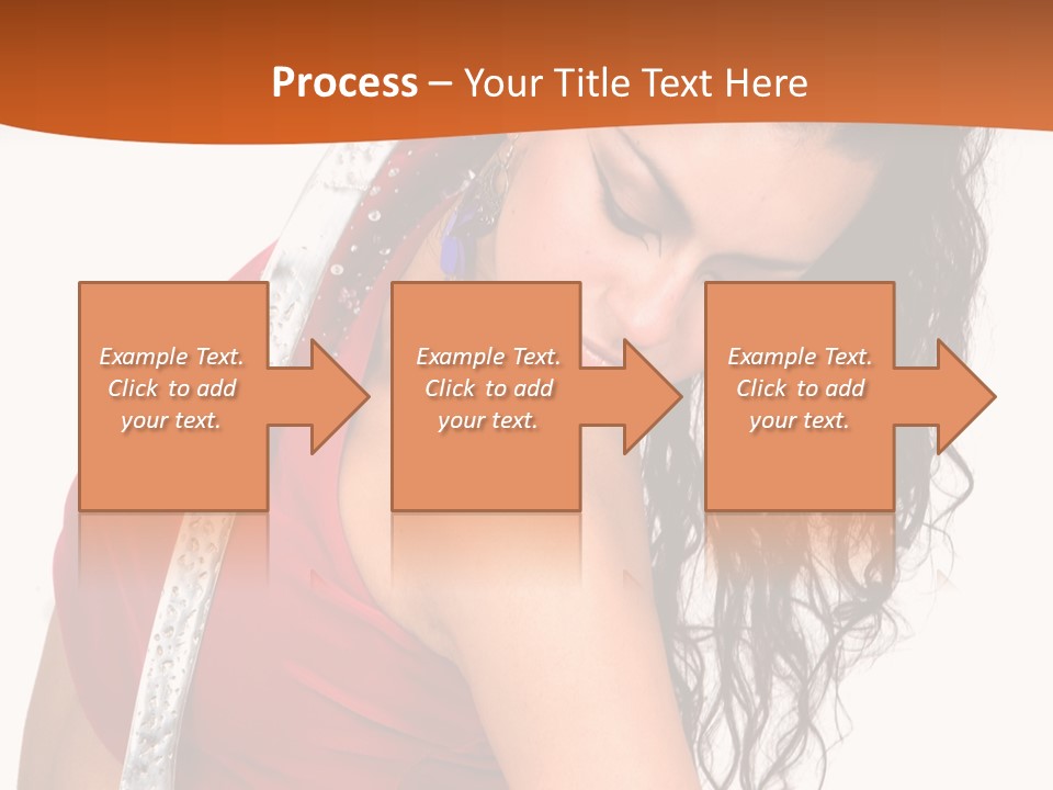 Portrait Young Costume PowerPoint Template