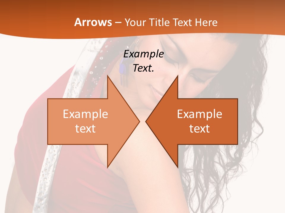 Portrait Young Costume PowerPoint Template