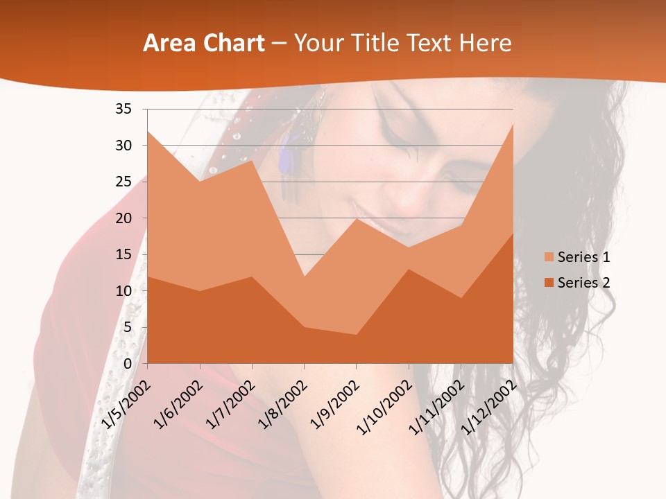 Portrait Young Costume PowerPoint Template