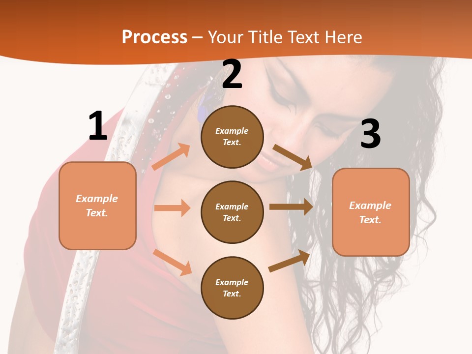 Portrait Young Costume PowerPoint Template