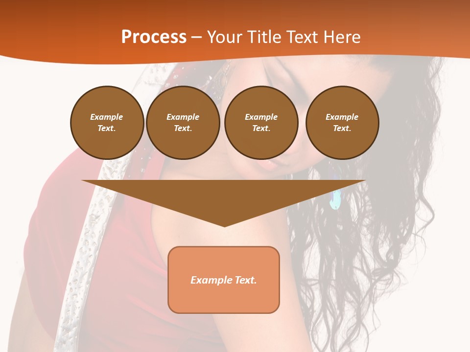 Portrait Young Costume PowerPoint Template