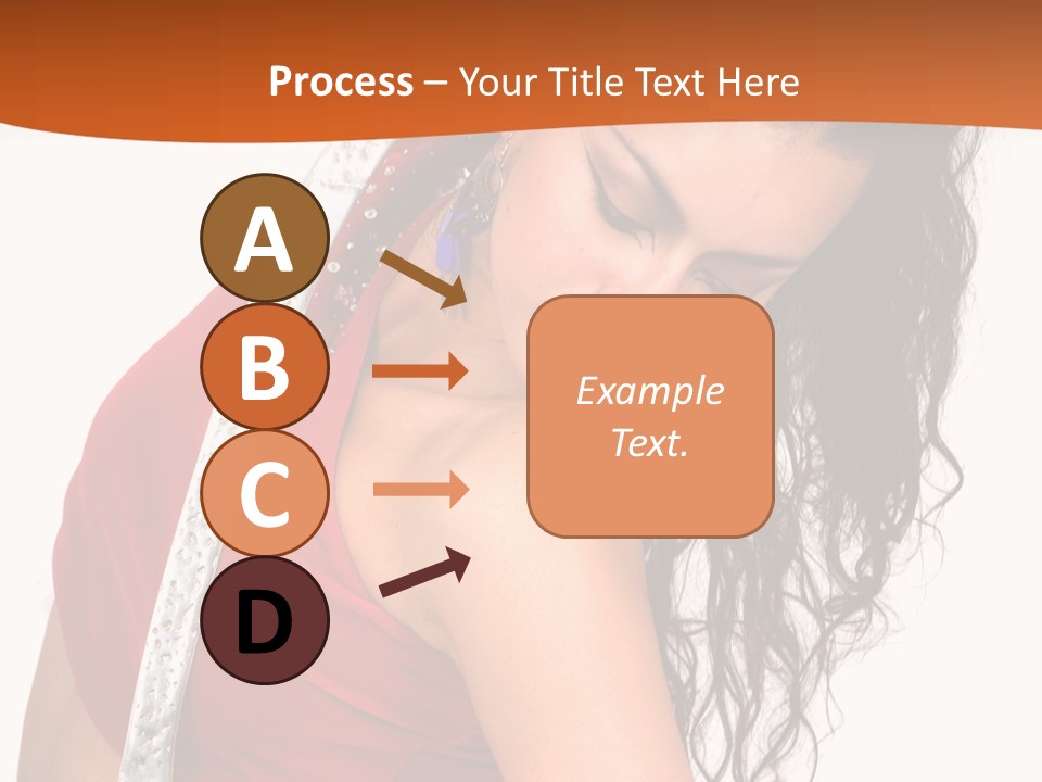 Portrait Young Costume PowerPoint Template