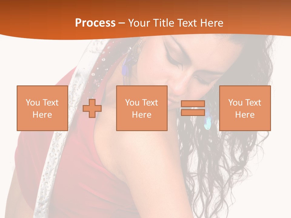 Portrait Young Costume PowerPoint Template