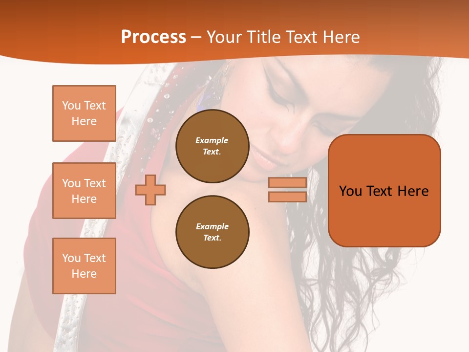 Portrait Young Costume PowerPoint Template