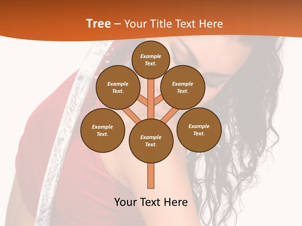 Portrait Young Costume PowerPoint Template