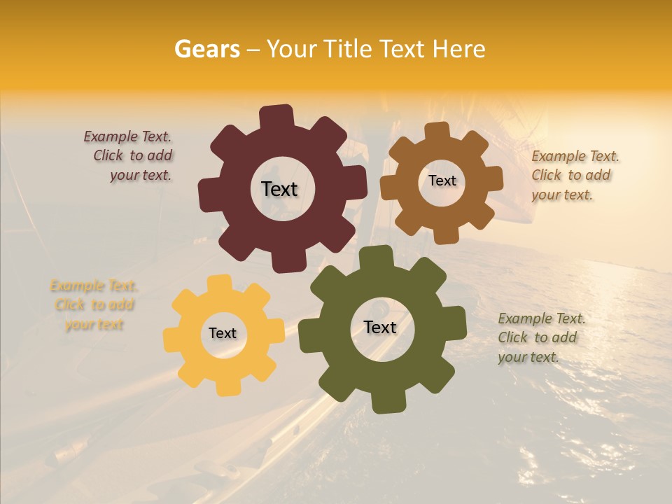 Action Sunrise Relax PowerPoint Template