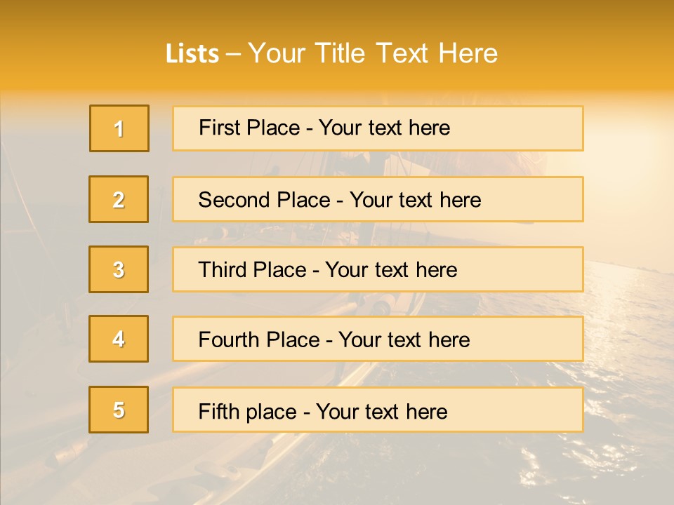 Action Sunrise Relax PowerPoint Template