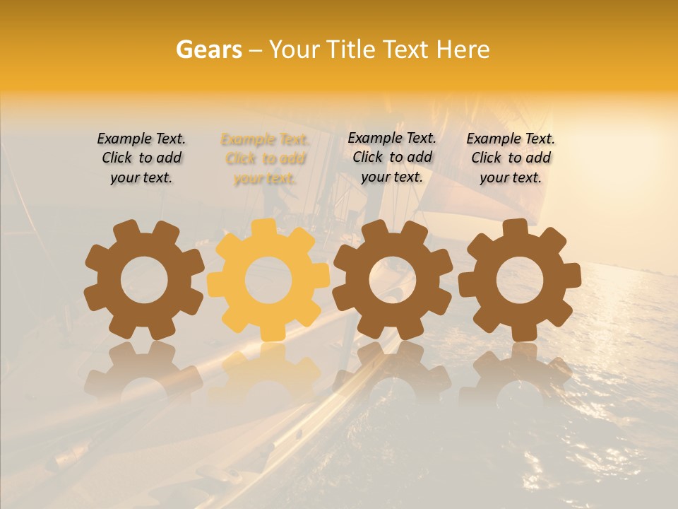 Action Sunrise Relax PowerPoint Template