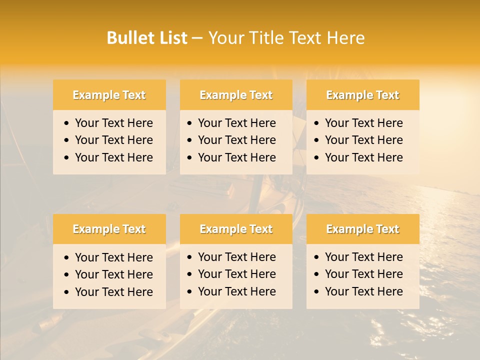 Action Sunrise Relax PowerPoint Template