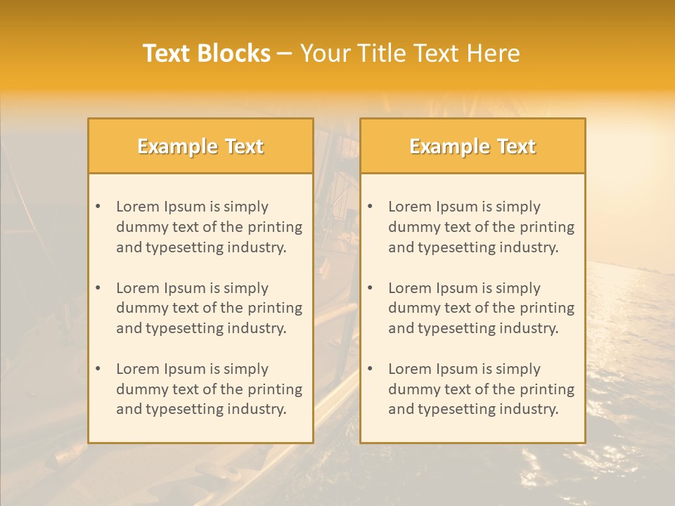 Action Sunrise Relax PowerPoint Template