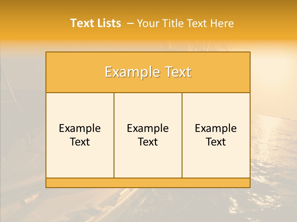 Action Sunrise Relax PowerPoint Template