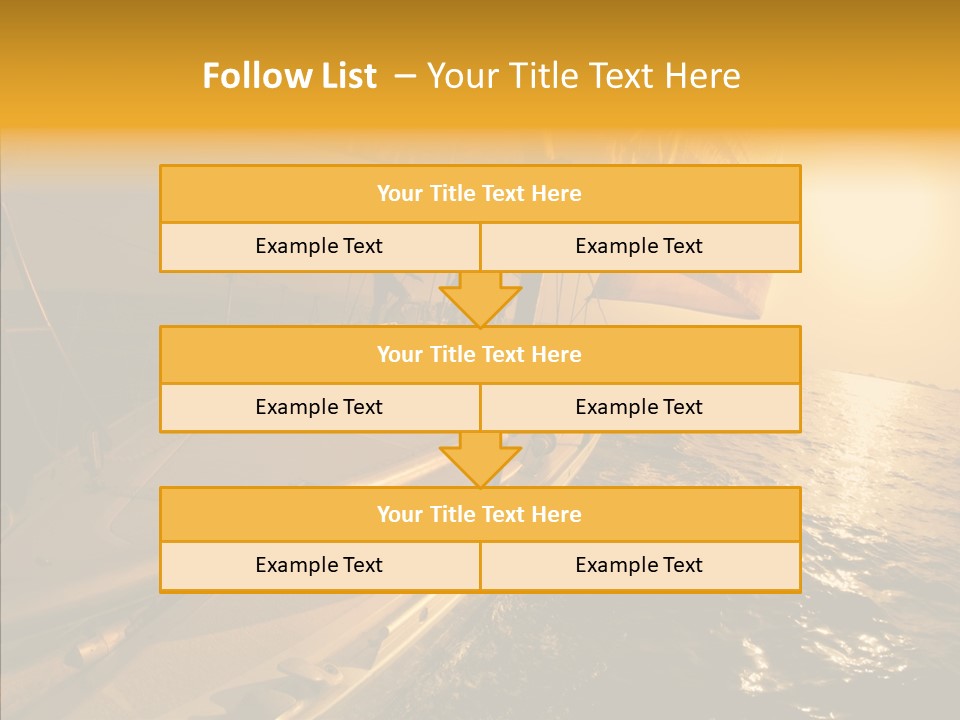 Action Sunrise Relax PowerPoint Template
