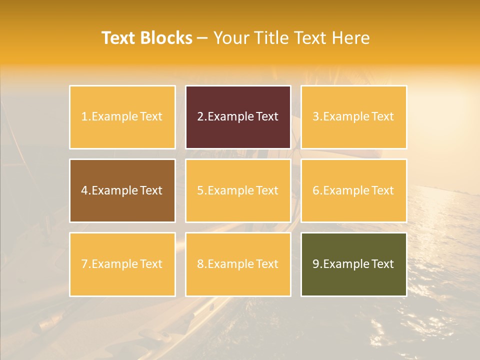 Action Sunrise Relax PowerPoint Template