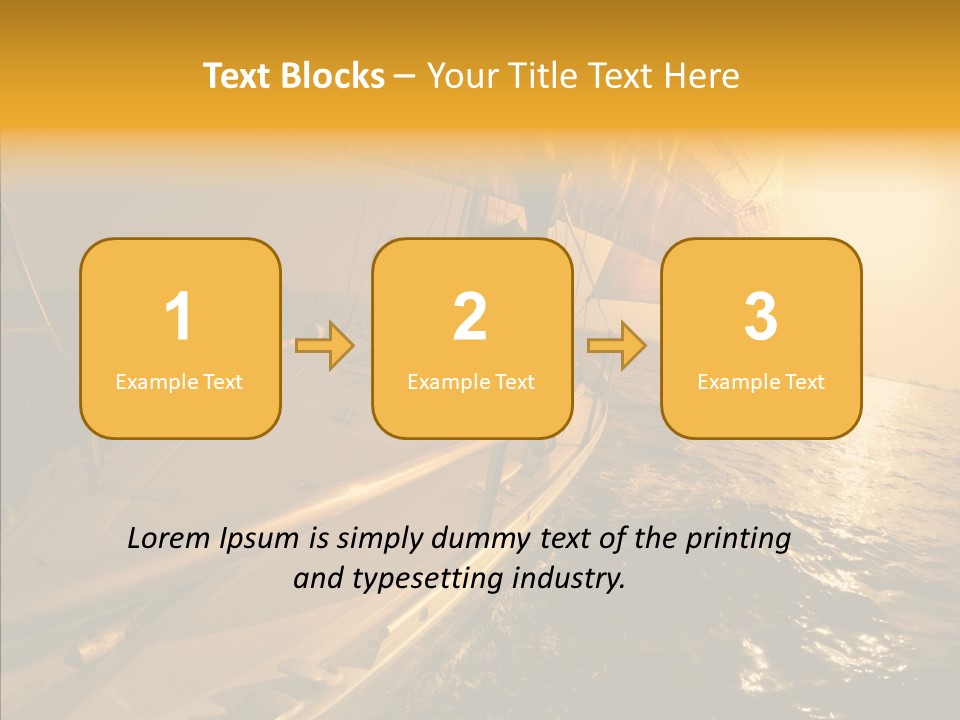 Action Sunrise Relax PowerPoint Template