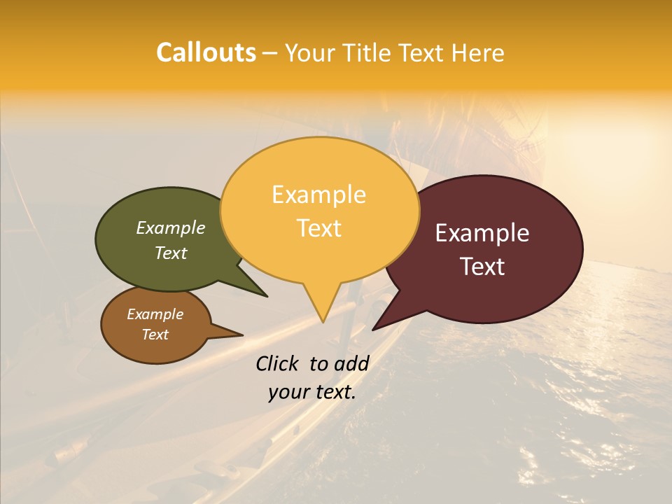 Action Sunrise Relax PowerPoint Template