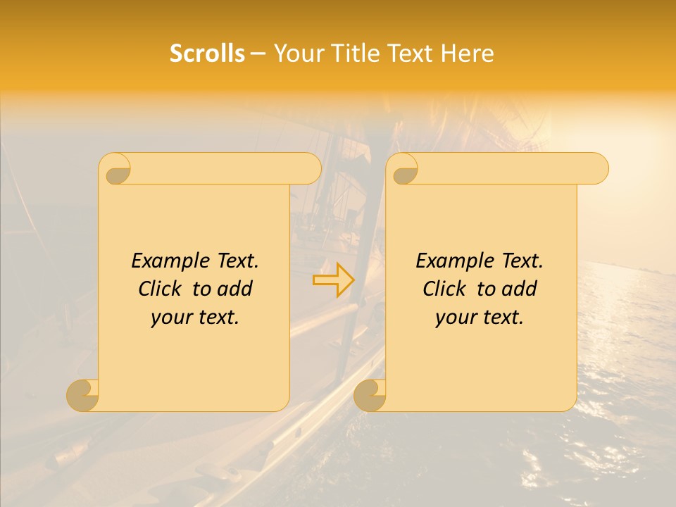 Action Sunrise Relax PowerPoint Template