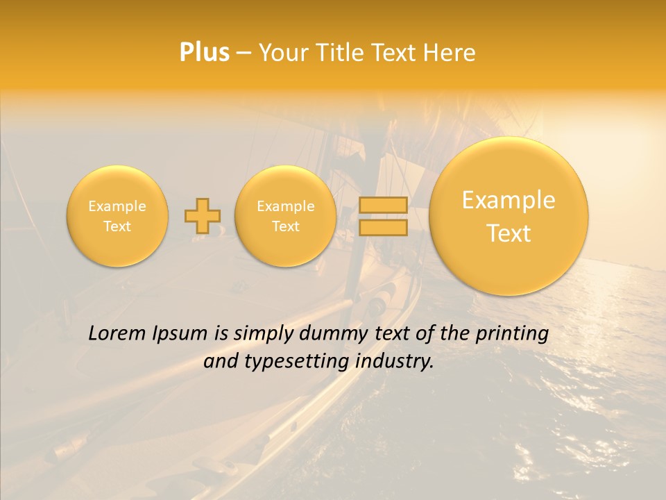 Action Sunrise Relax PowerPoint Template