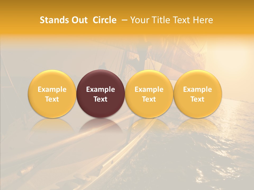 Action Sunrise Relax PowerPoint Template