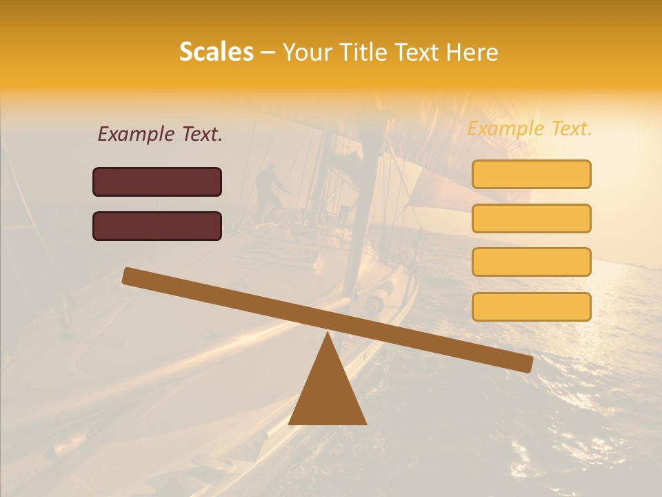 Action Sunrise Relax PowerPoint Template