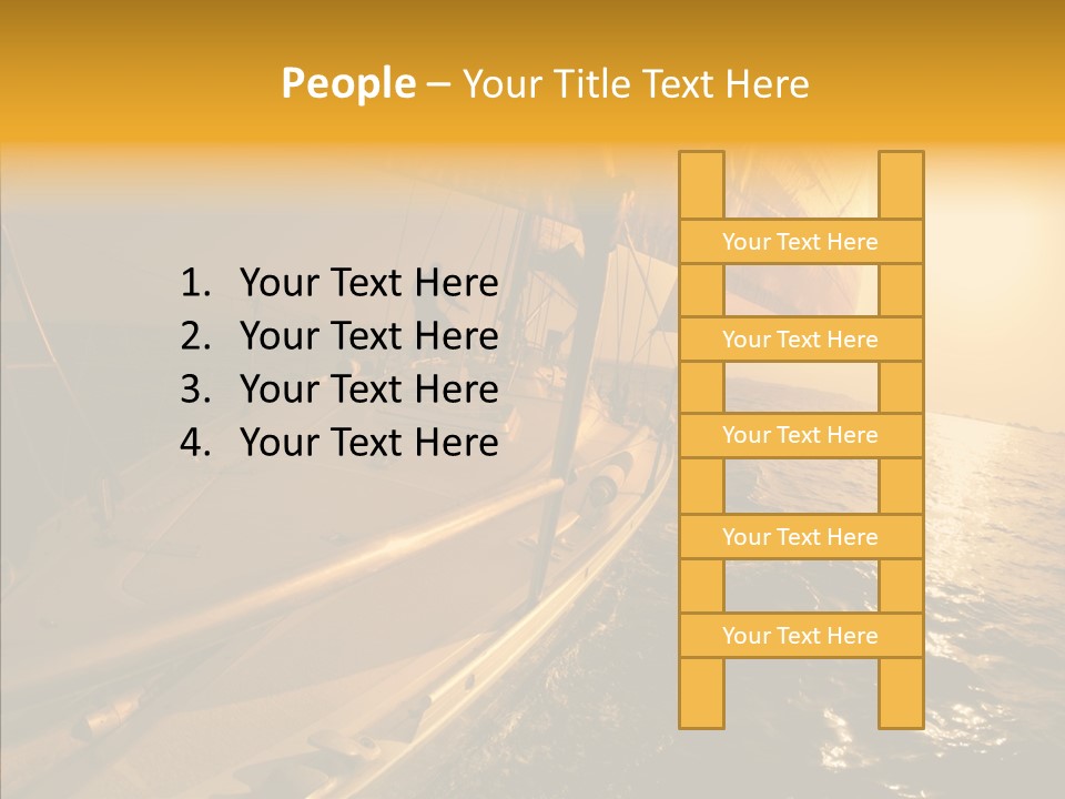 Action Sunrise Relax PowerPoint Template