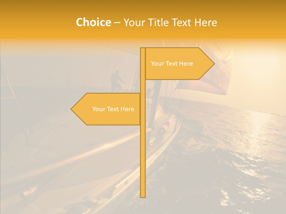 Action Sunrise Relax PowerPoint Template