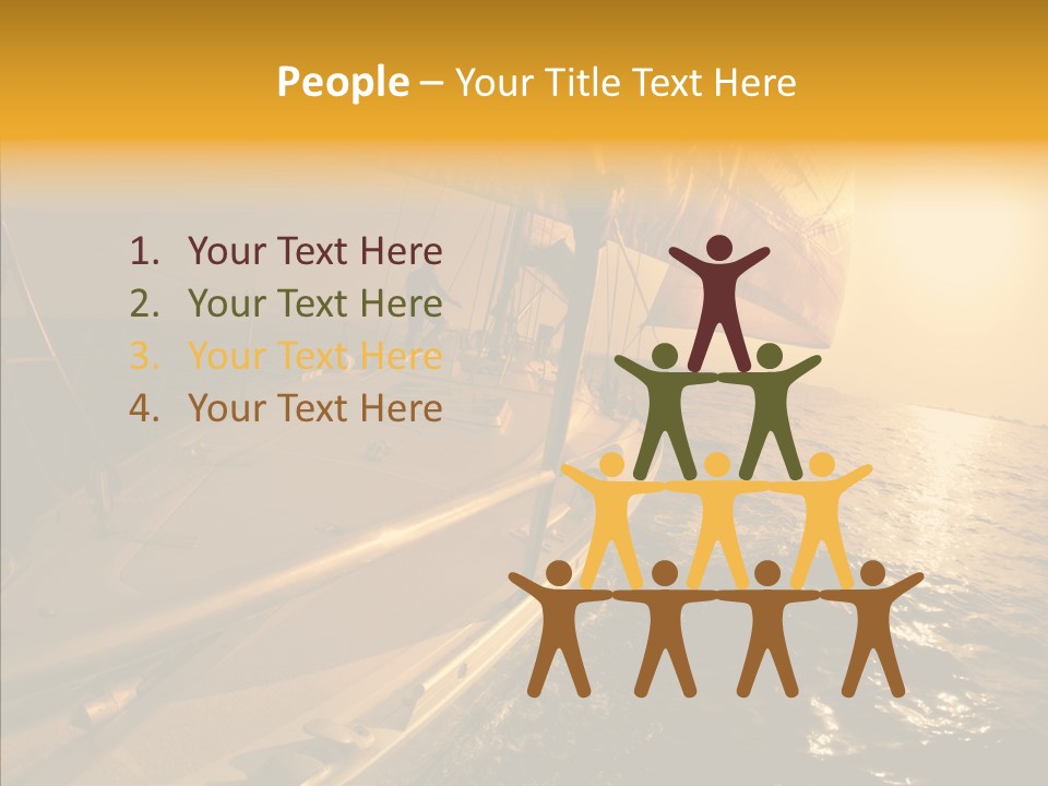 Action Sunrise Relax PowerPoint Template