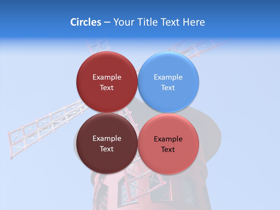 Moulin France Woman PowerPoint Template