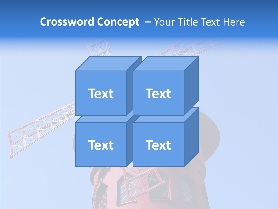 Moulin France Woman PowerPoint Template
