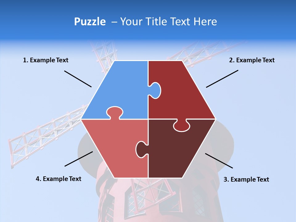 Moulin France Woman PowerPoint Template