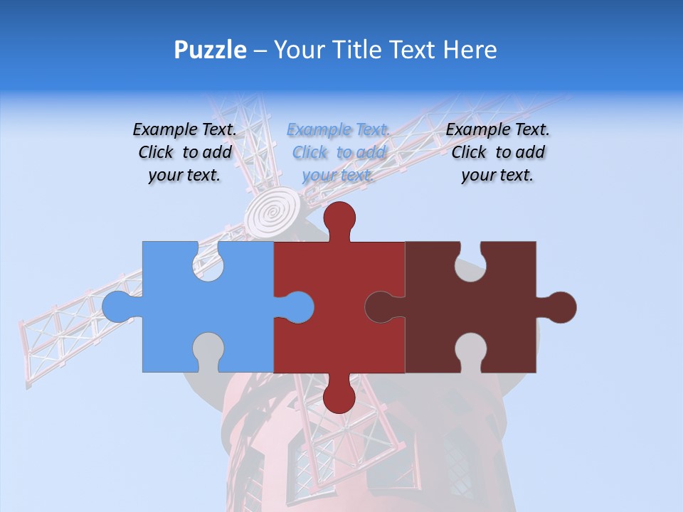 Moulin France Woman PowerPoint Template