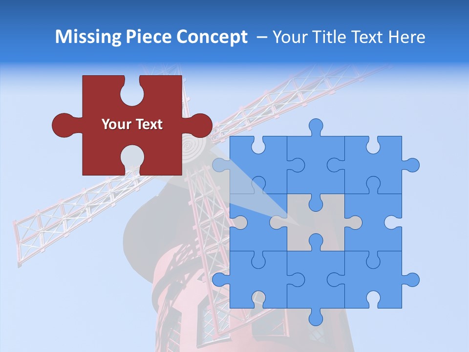 Moulin France Woman PowerPoint Template