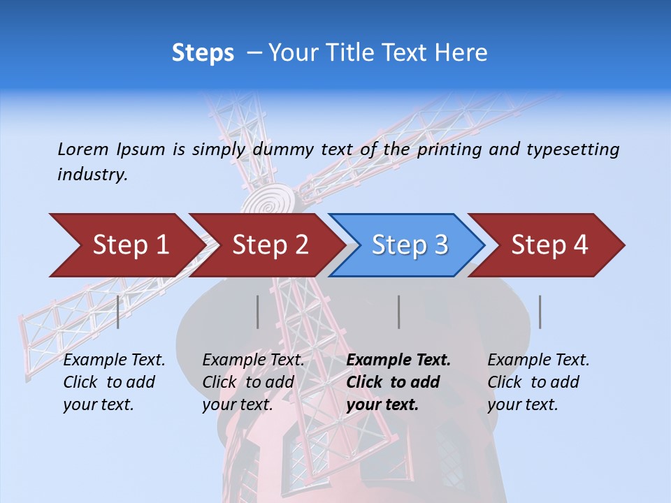 Moulin France Woman PowerPoint Template