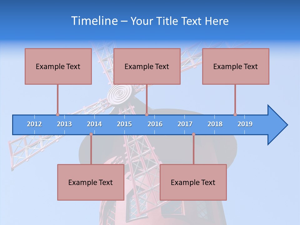 Moulin France Woman PowerPoint Template