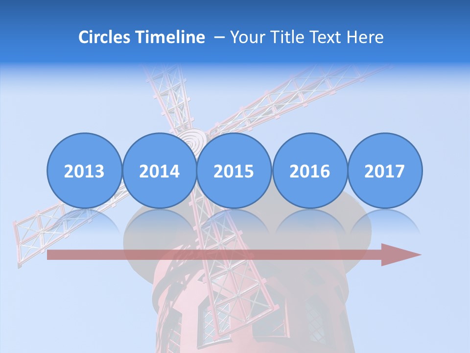 Moulin France Woman PowerPoint Template