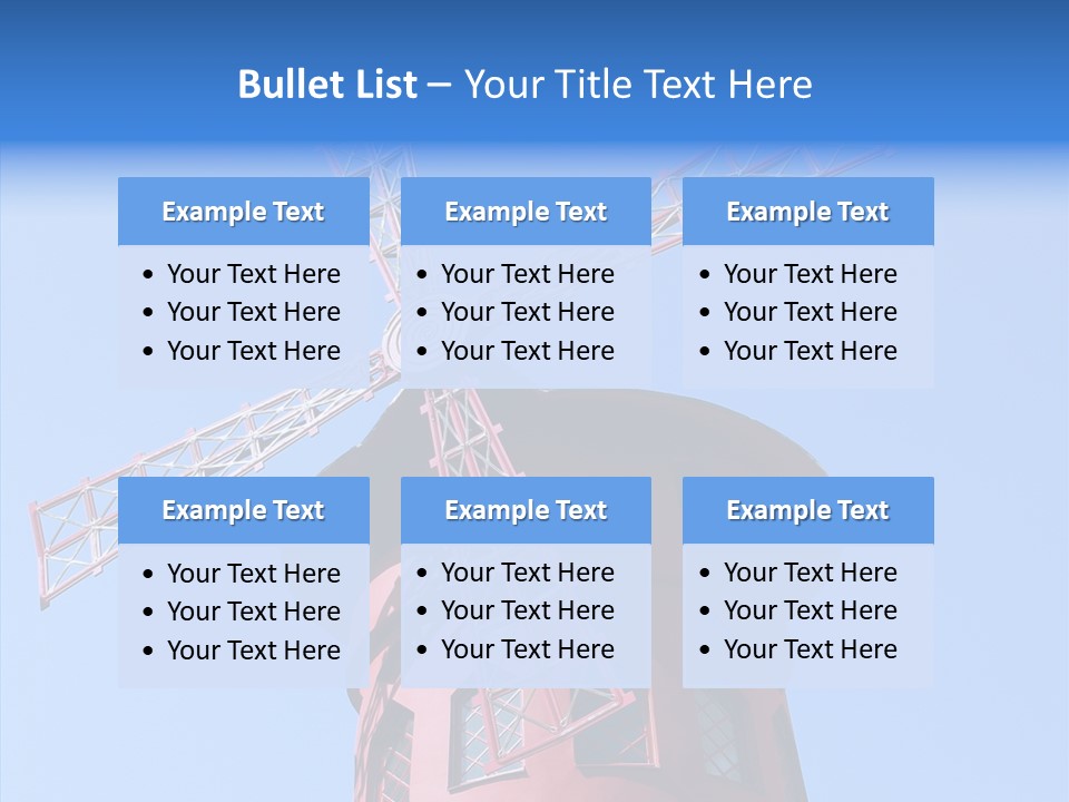 Moulin France Woman PowerPoint Template