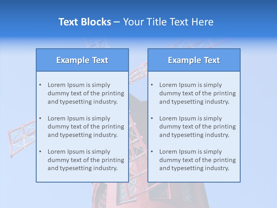 Moulin France Woman PowerPoint Template