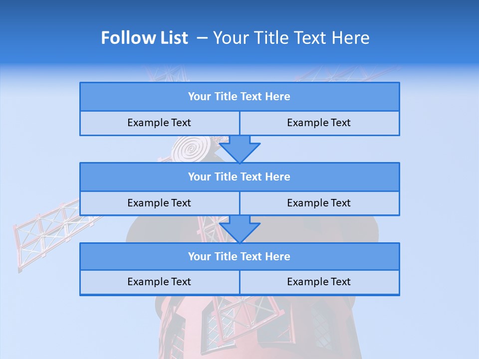 Moulin France Woman PowerPoint Template